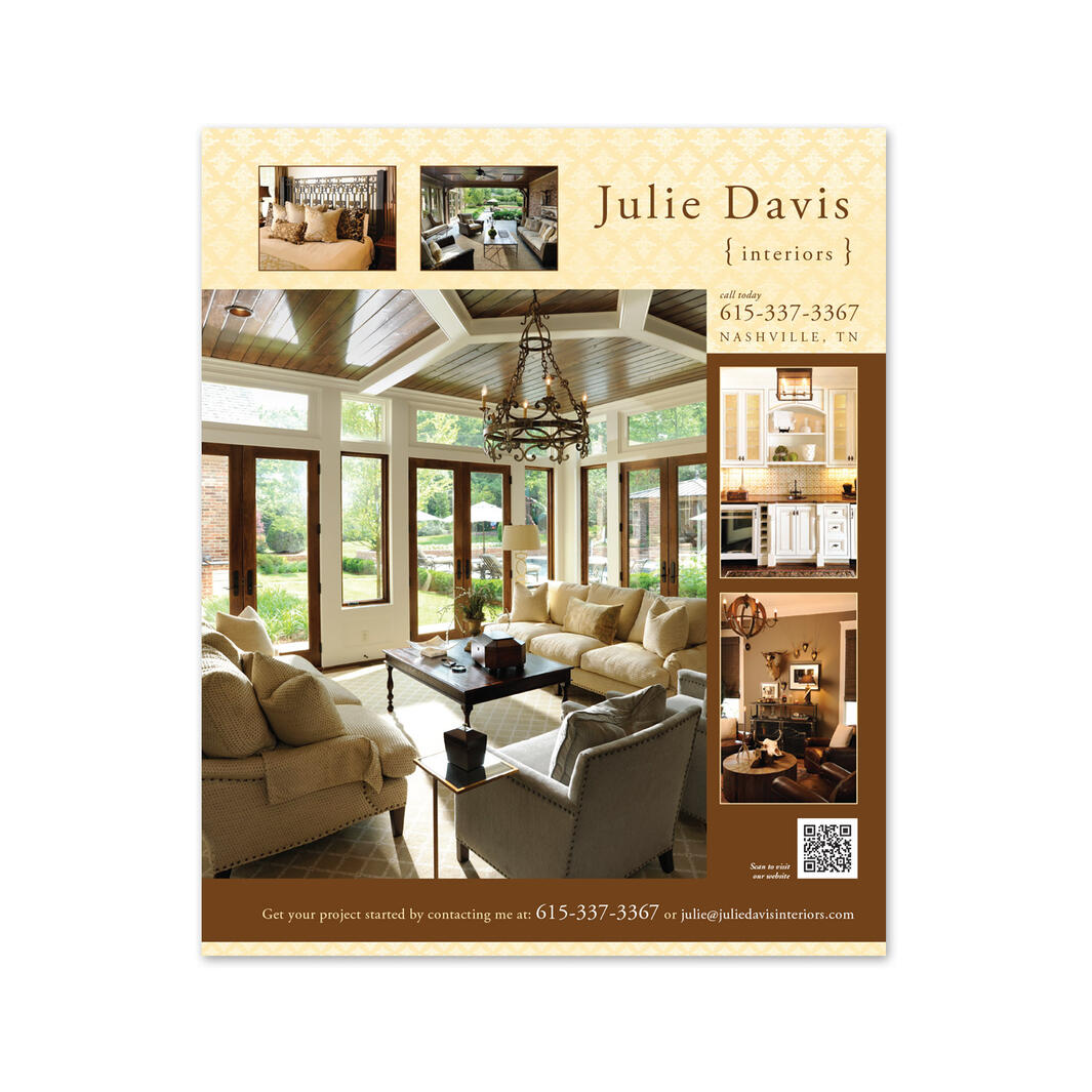 Julie Davis Interiors Julie Davis Interiors magazine ad