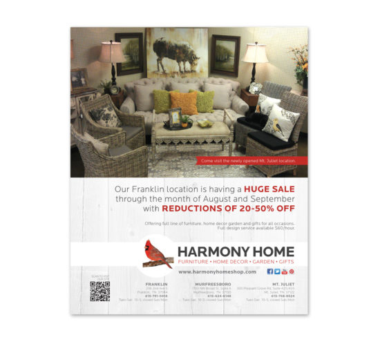 Harmony Home ad