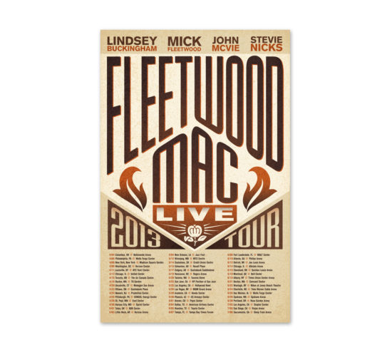 Fleetwood Mac Poster Design