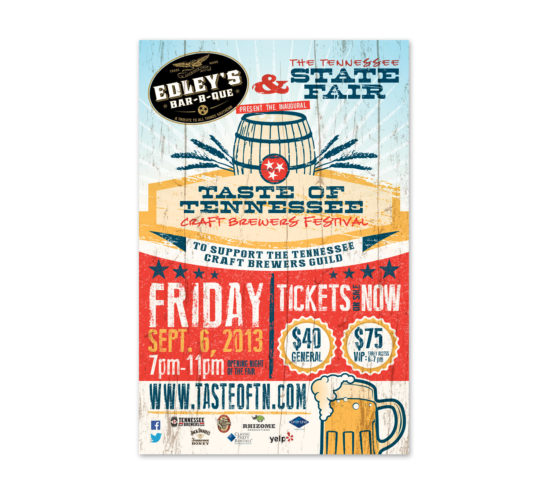 Taste of Tennessee Poster Design